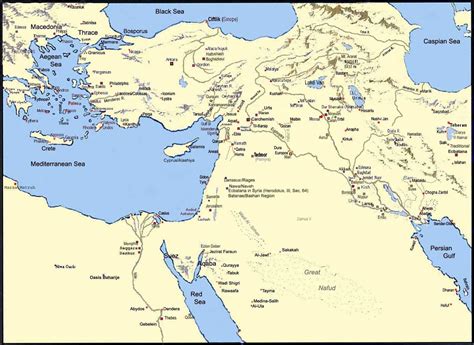 Training and Certification Options for MAP Ancient Map of Middle East